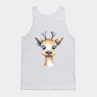 Deer Watercolor Tank Top